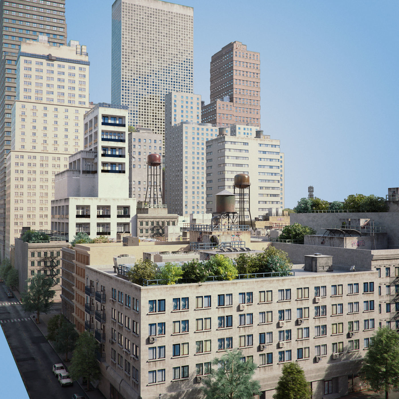 City District C2-A40 3D model_10