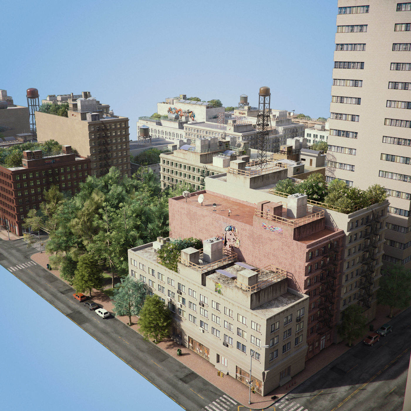 City District C2-A40 3D model_8