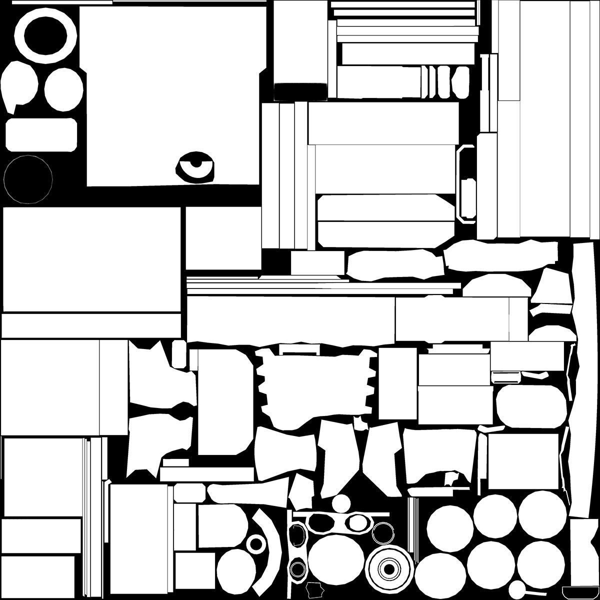 Daniel Defense MK18 GUN   Low poly Game Ready 3D Model Free low-poly 3D model_29