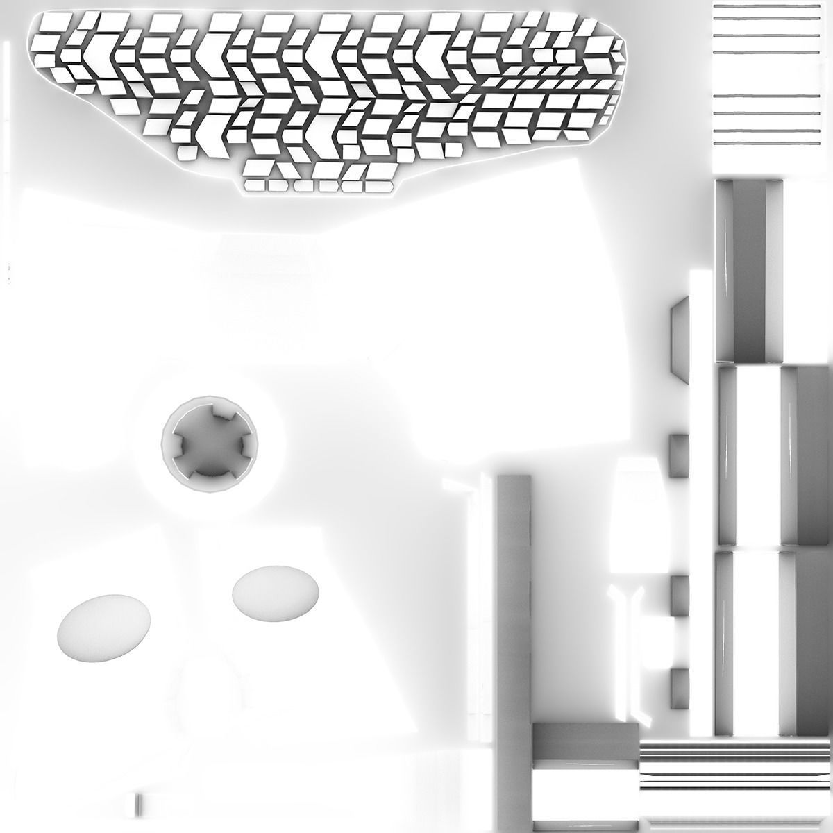 Daniel Defense MK18 GUN   Low poly Game Ready 3D Model Free low-poly 3D model_18