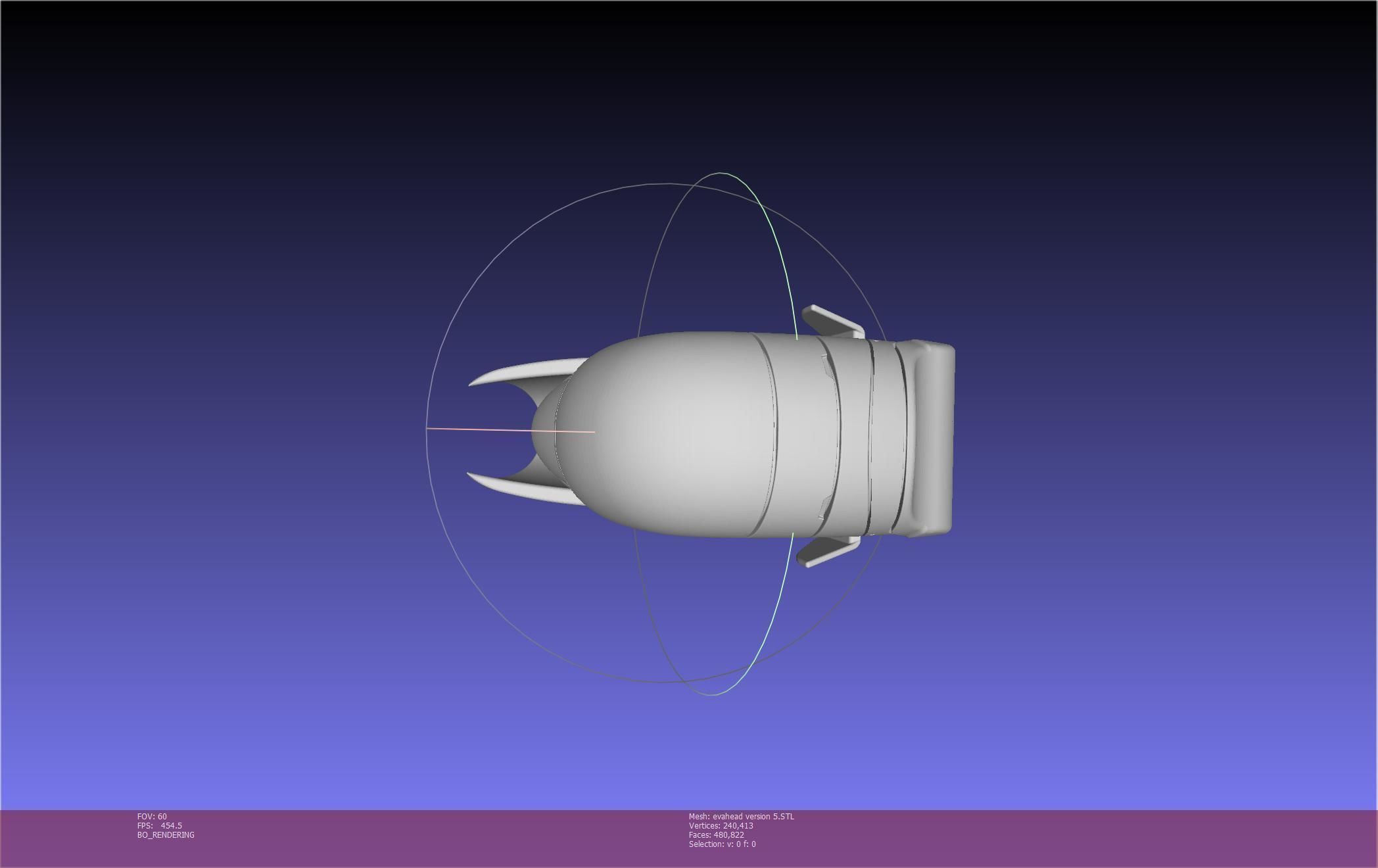 Evangelion Rebuild Unit 02 Head Replica Prinable Assembly 3D print model_33