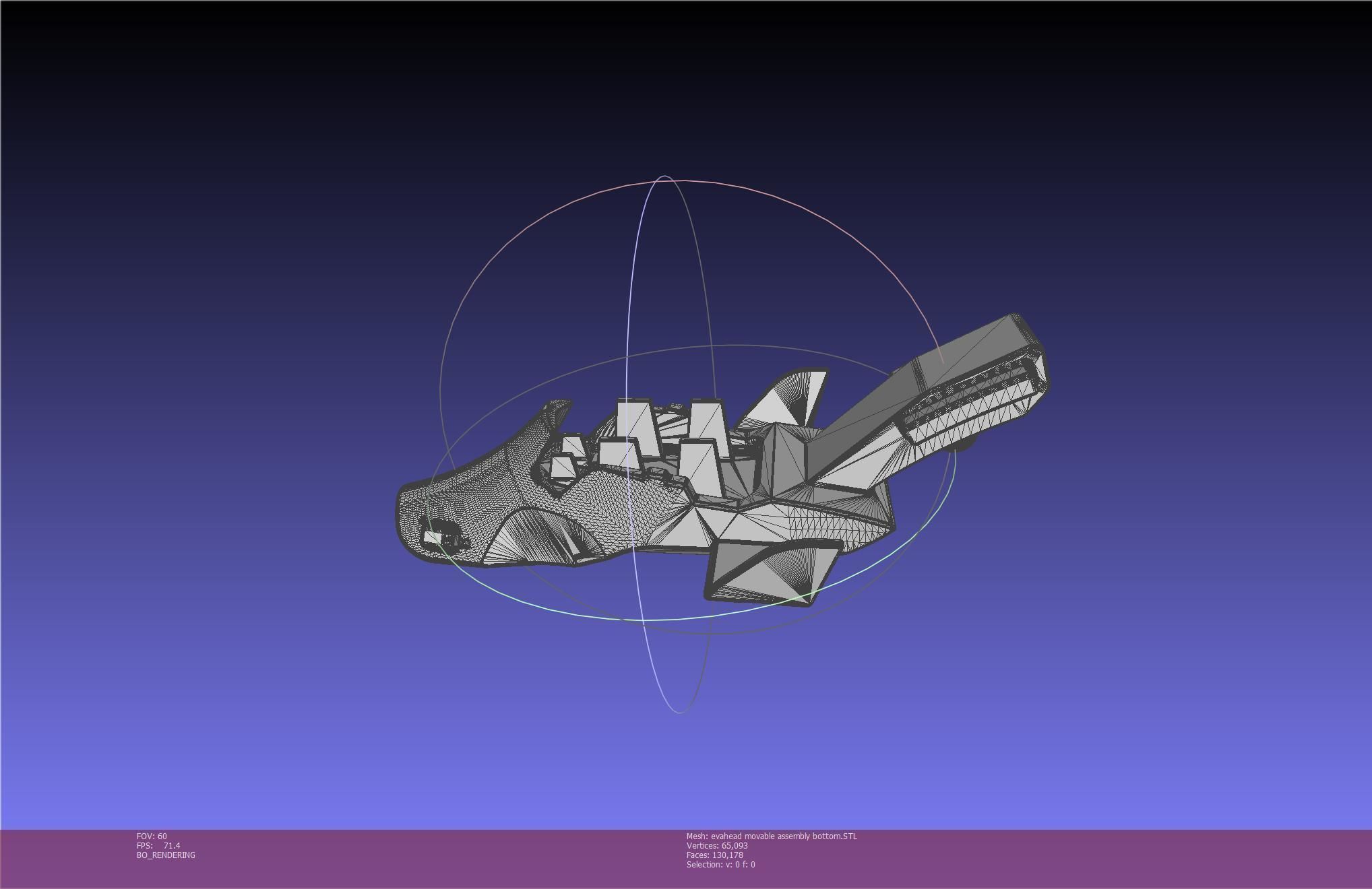 Evangelion Rebuild Unit 02 Head Replica Prinable Assembly 3D print model_84