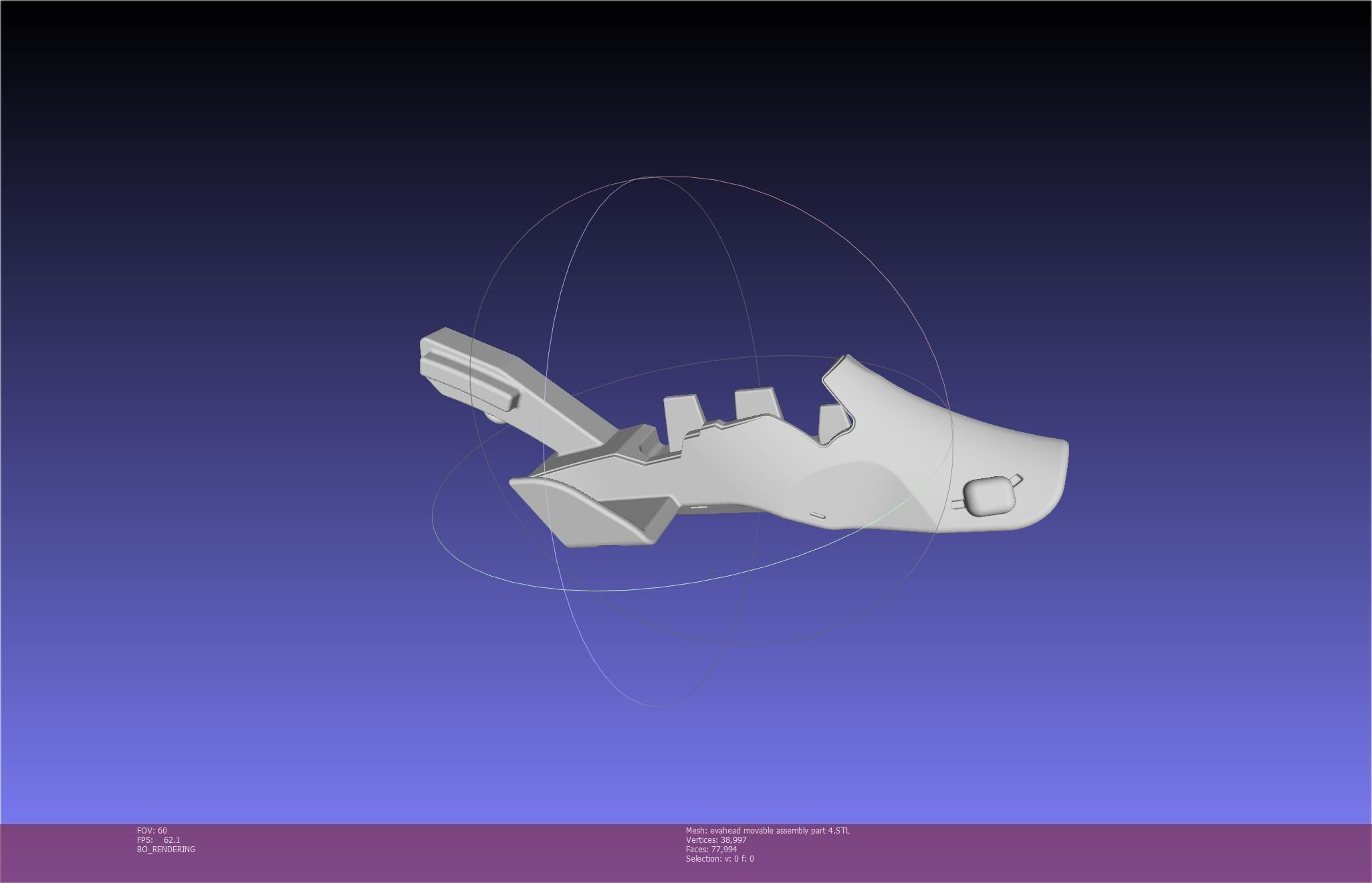 Evangelion Rebuild Unit 02 Head Replica Prinable Assembly 3D print model_107