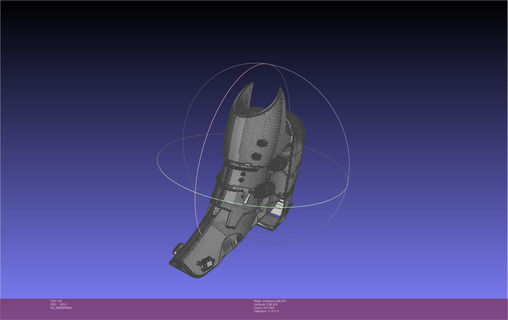 Evangelion Rebuild Unit 02 Head Replica Prinable Assembly 3D print model_131