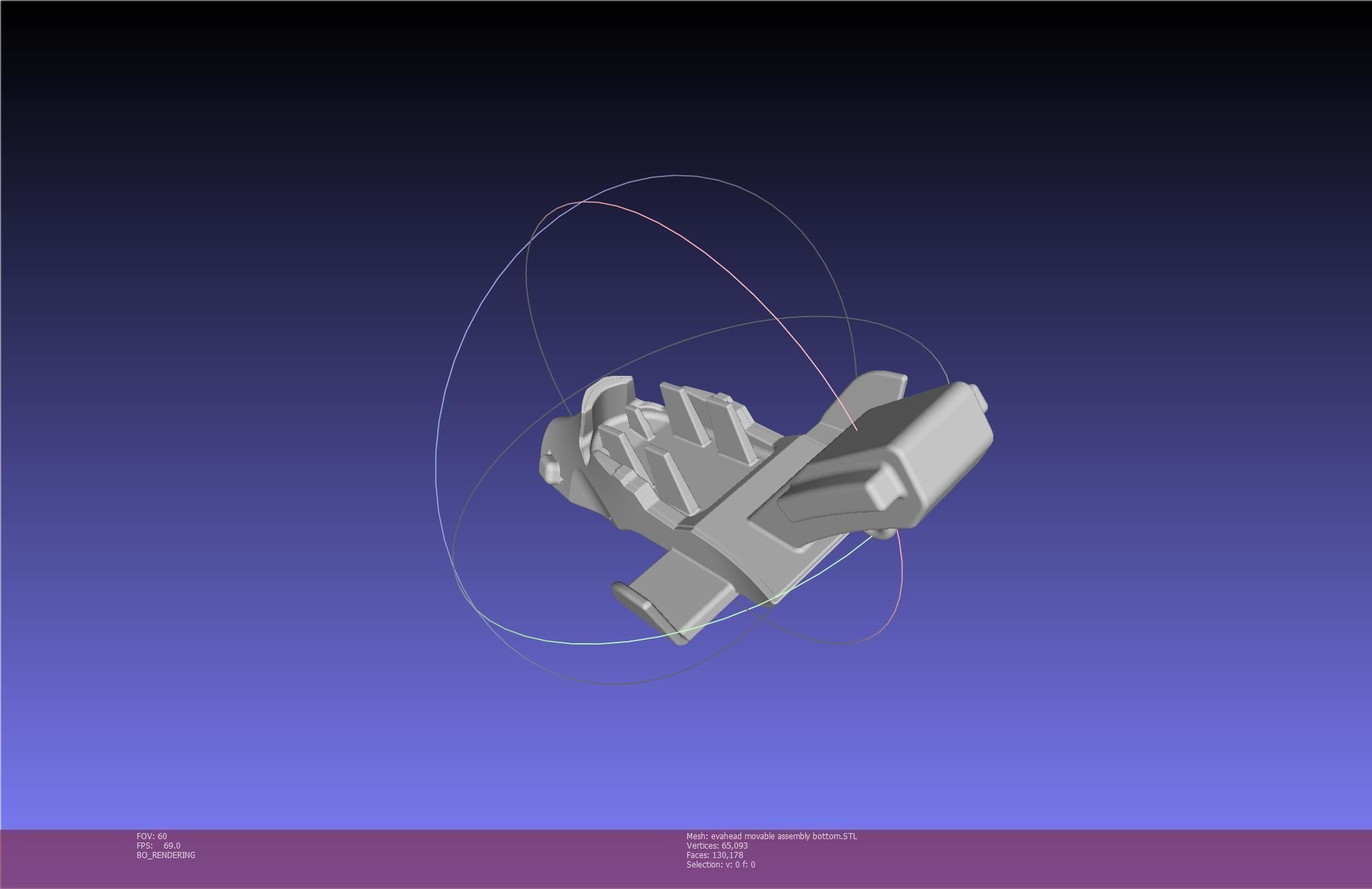 Evangelion Rebuild Unit 02 Head Replica Prinable Assembly 3D print model_87
