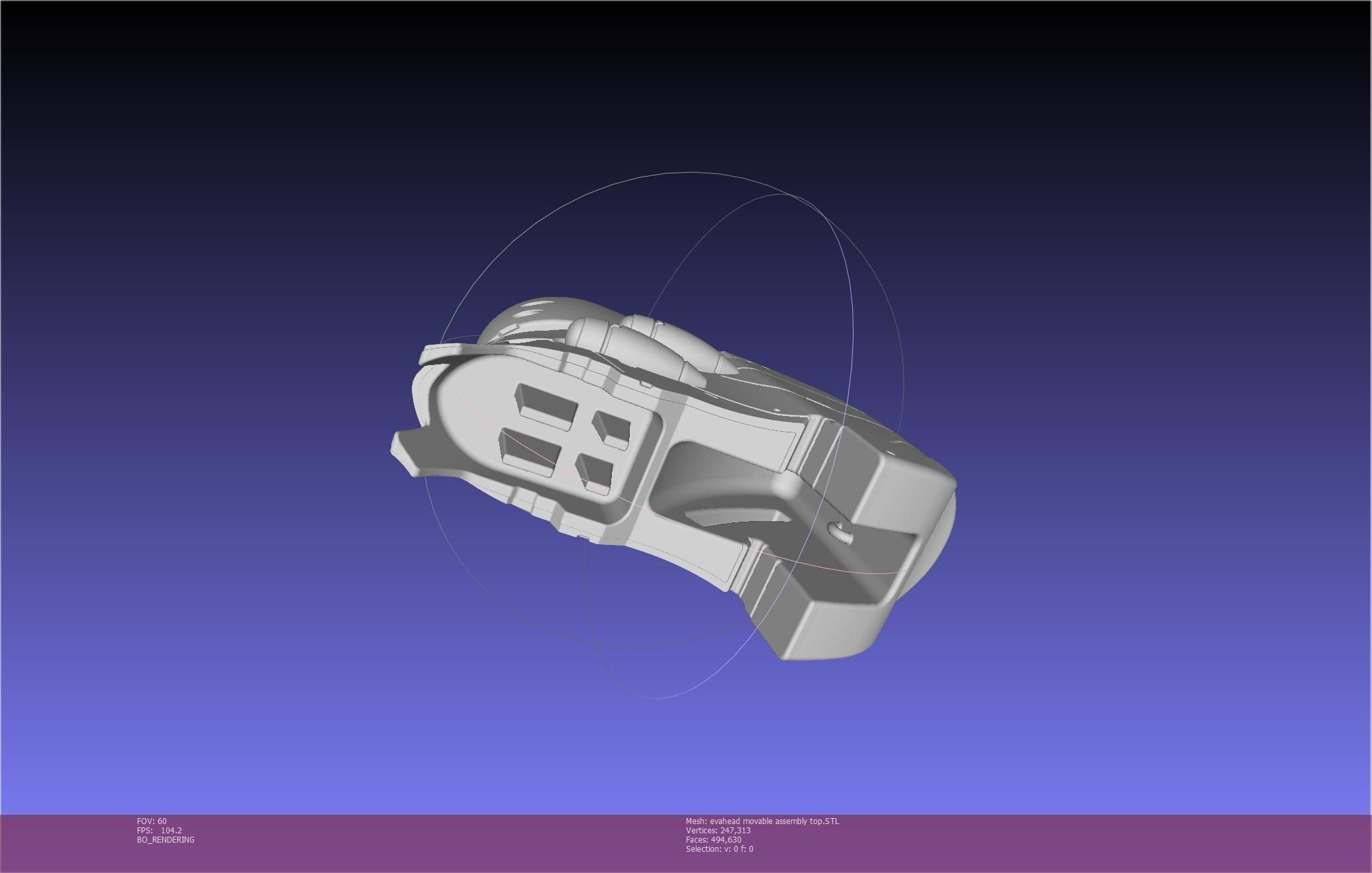 Evangelion Rebuild Unit 02 Head Replica Prinable Assembly 3D print model_130