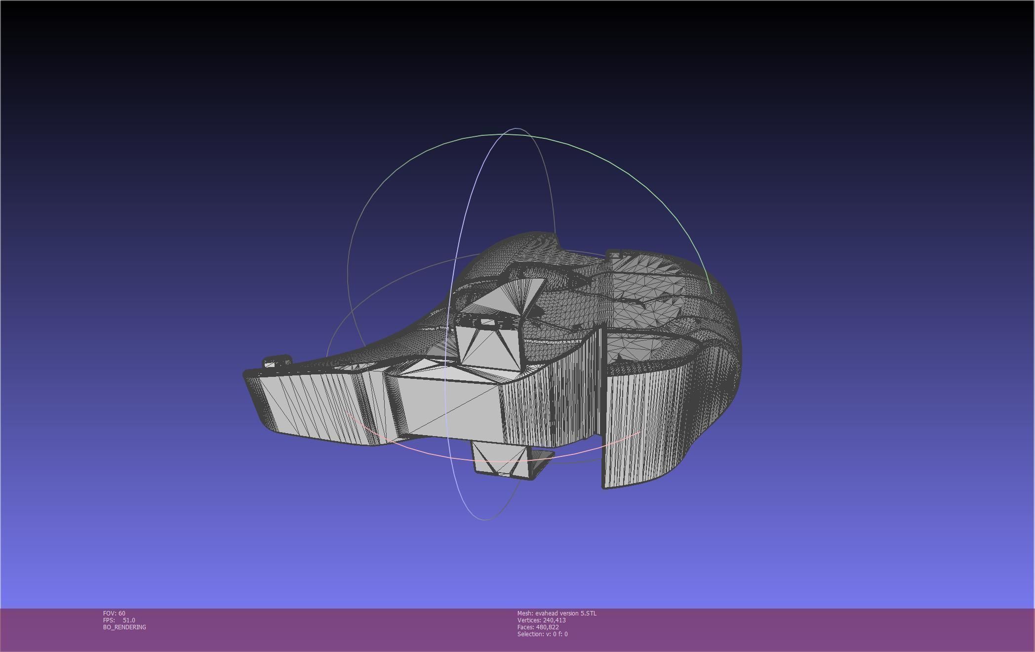 Evangelion Rebuild Unit 02 Head Replica Prinable Assembly 3D print model_8