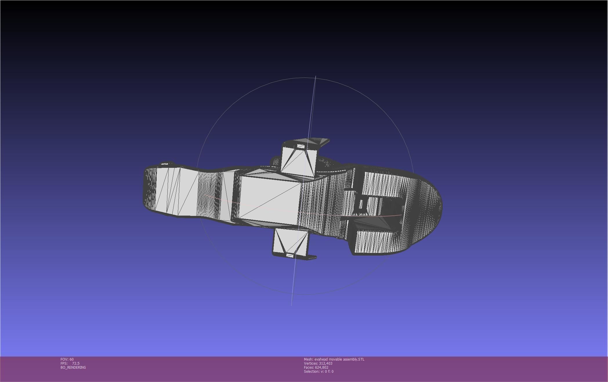 Evangelion Rebuild Unit 02 Head Replica Prinable Assembly 3D print model_80