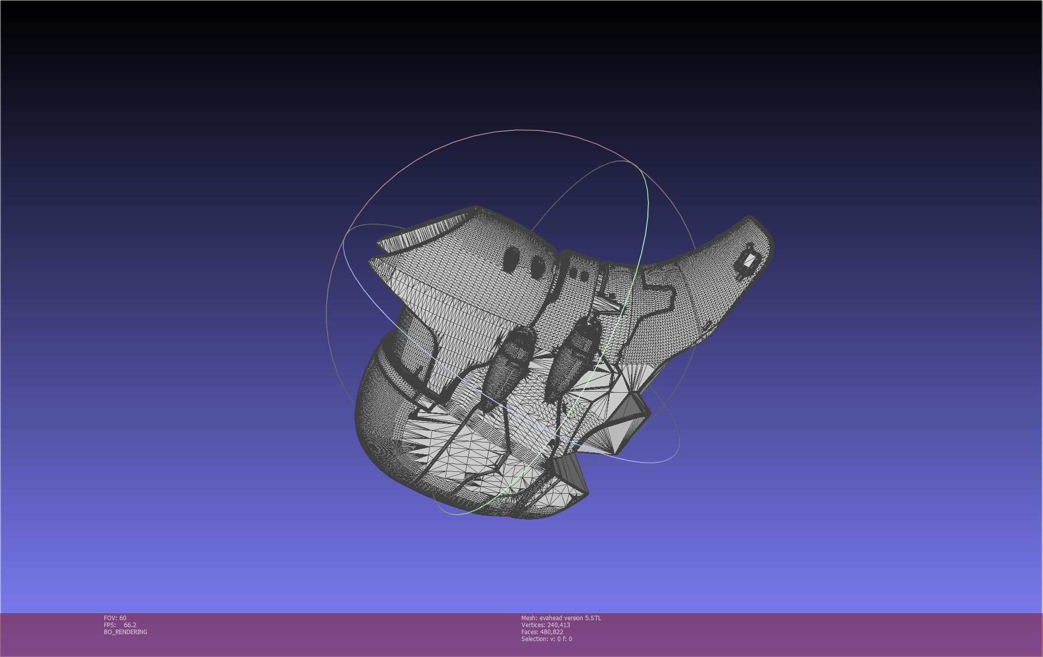 Evangelion Rebuild Unit 02 Head Replica Prinable Assembly 3D print model_11