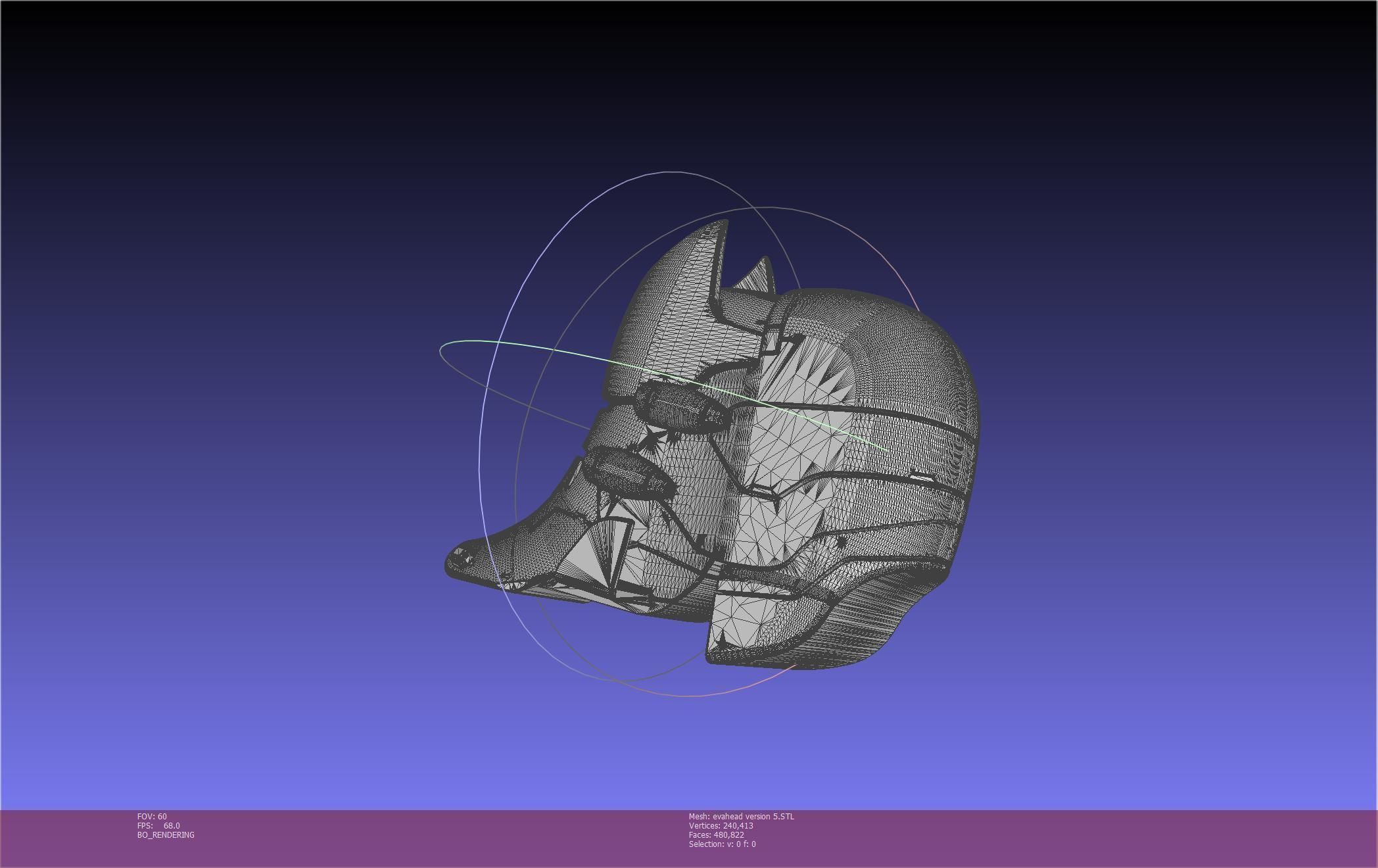 Evangelion Rebuild Unit 02 Head Replica Prinable Assembly 3D print model_13