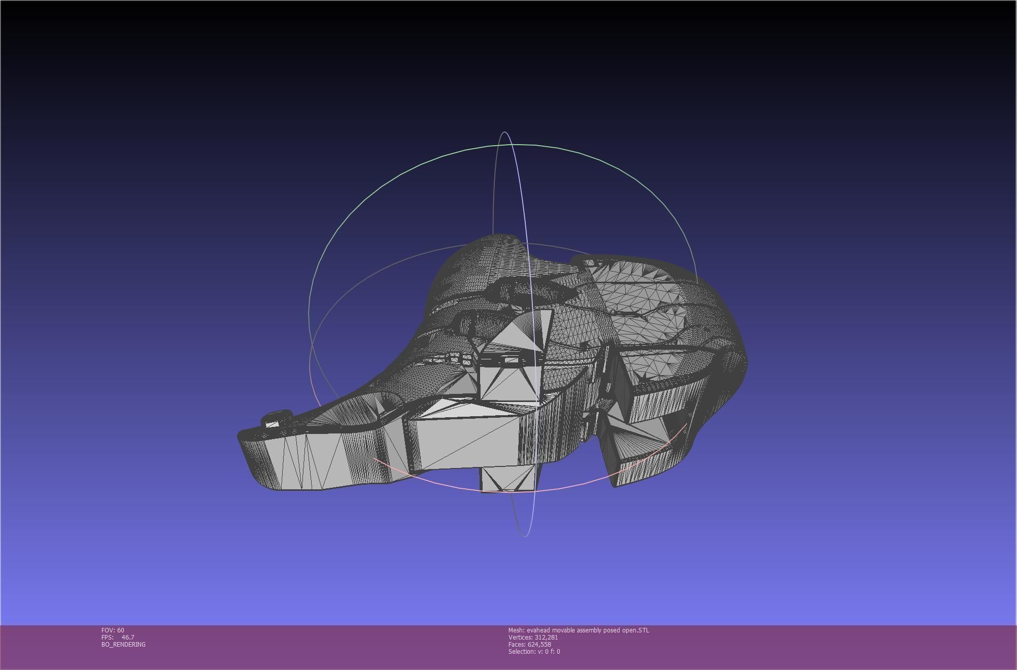 Evangelion Rebuild Unit 02 Head Replica Prinable Assembly 3D print model_116