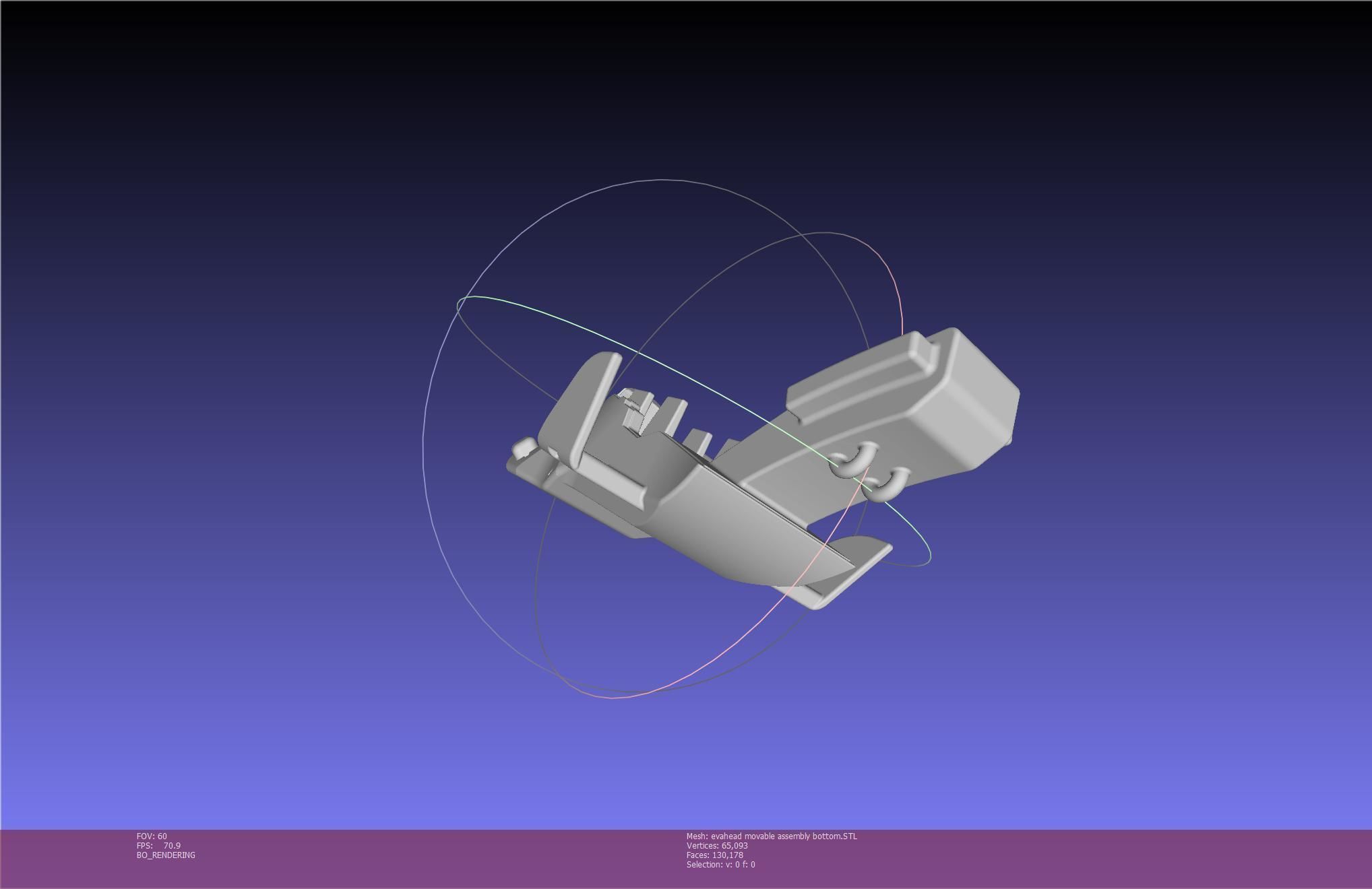 Evangelion Rebuild Unit 02 Head Replica Prinable Assembly 3D print model_86