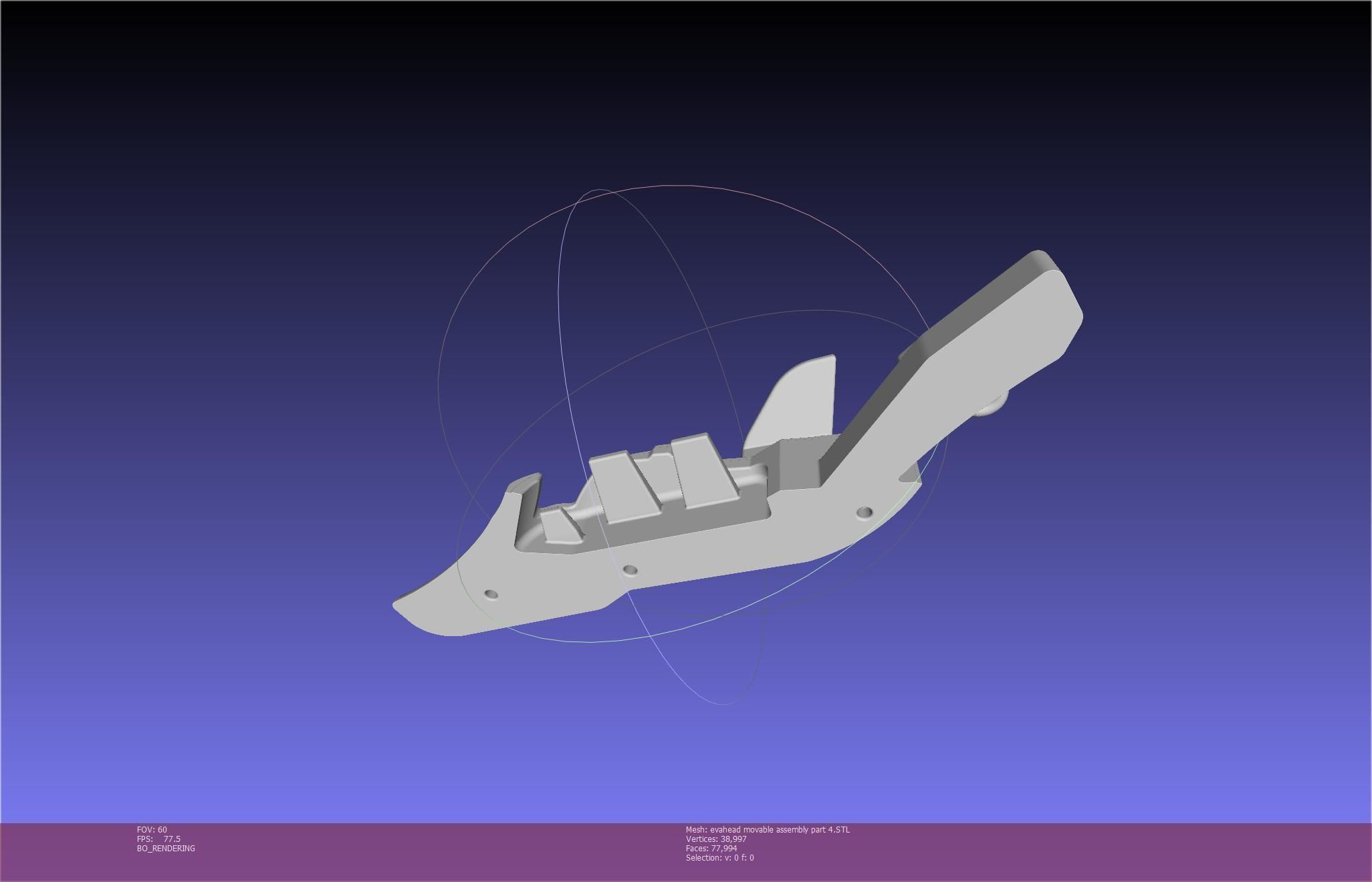 Evangelion Rebuild Unit 02 Head Replica Prinable Assembly 3D print model_111
