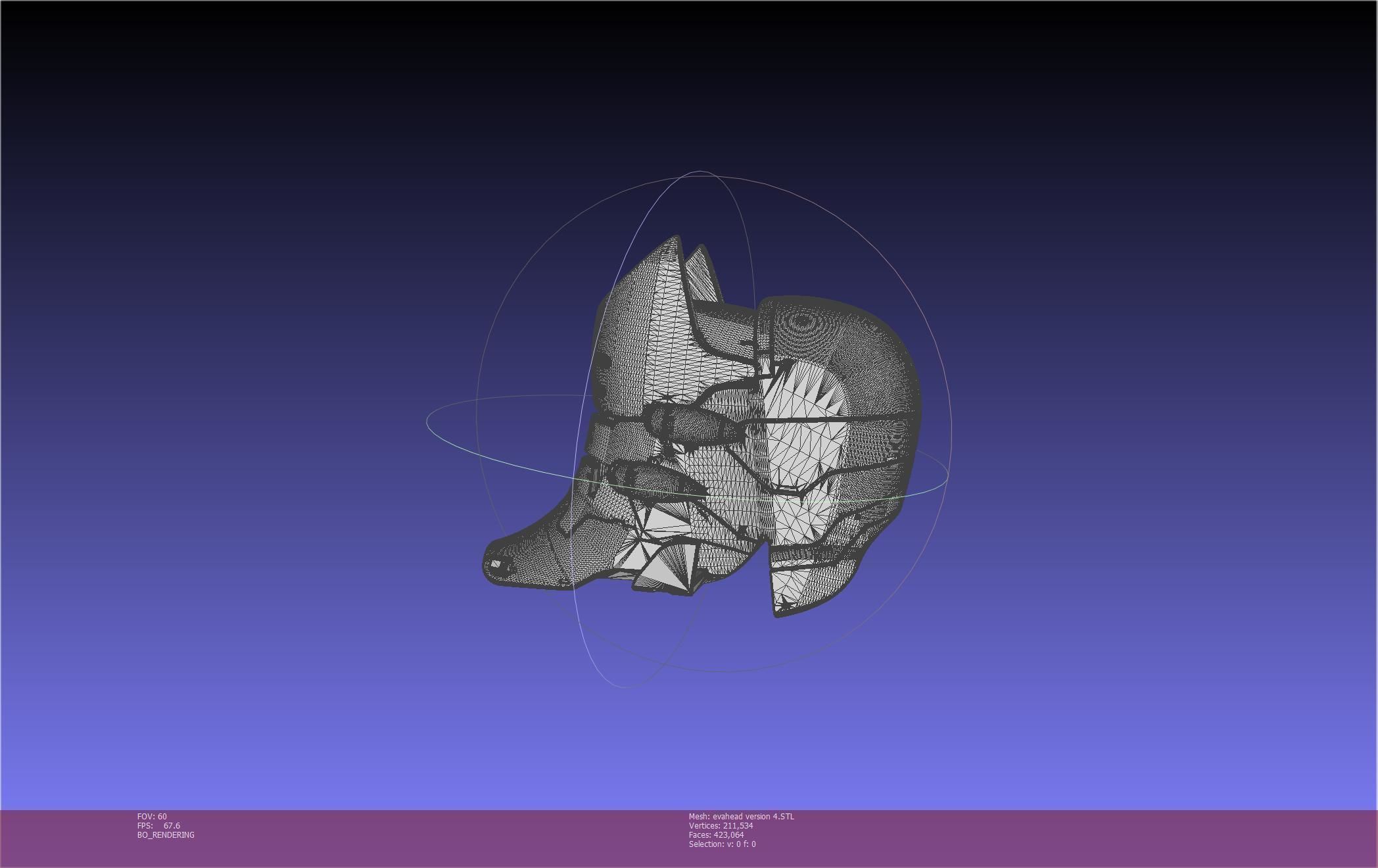 Evangelion Rebuild Unit 02 Head Replica Prinable Assembly 3D print model_146