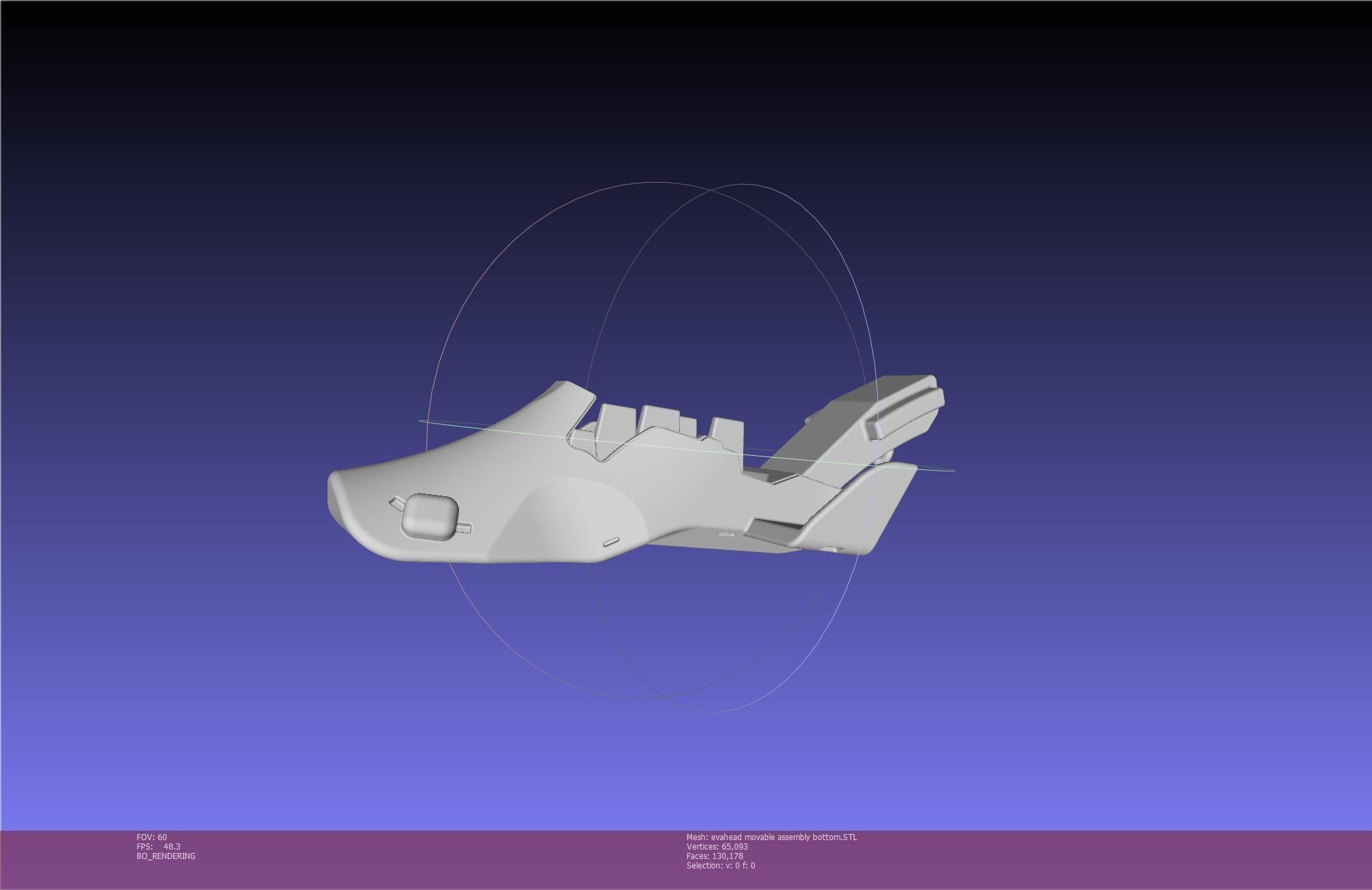 Evangelion Rebuild Unit 02 Head Replica Prinable Assembly 3D print model_90
