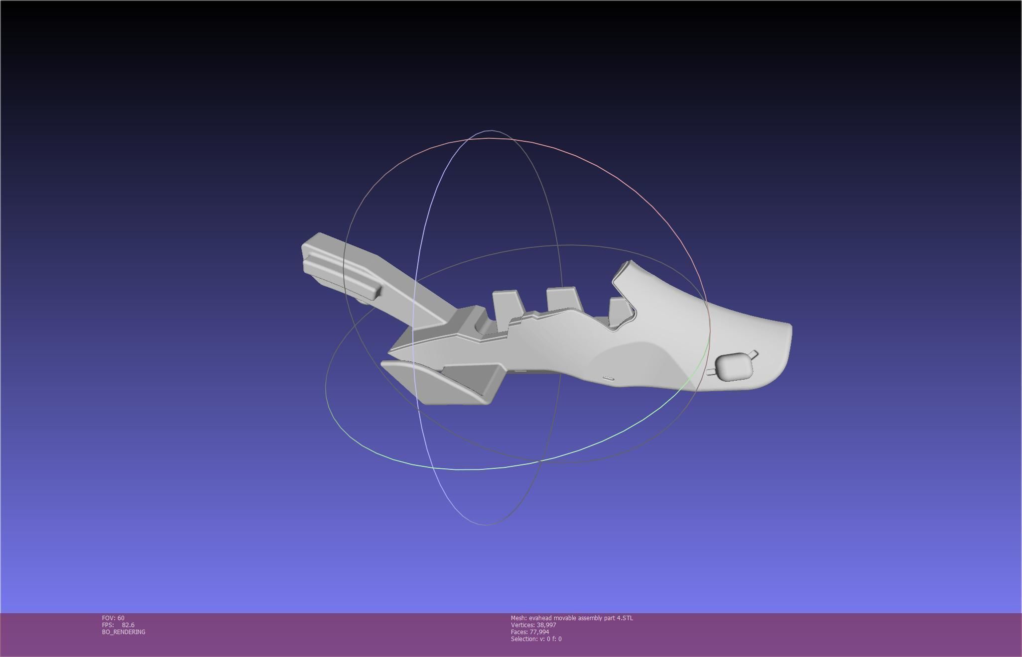 Evangelion Rebuild Unit 02 Head Replica Prinable Assembly 3D print model_108