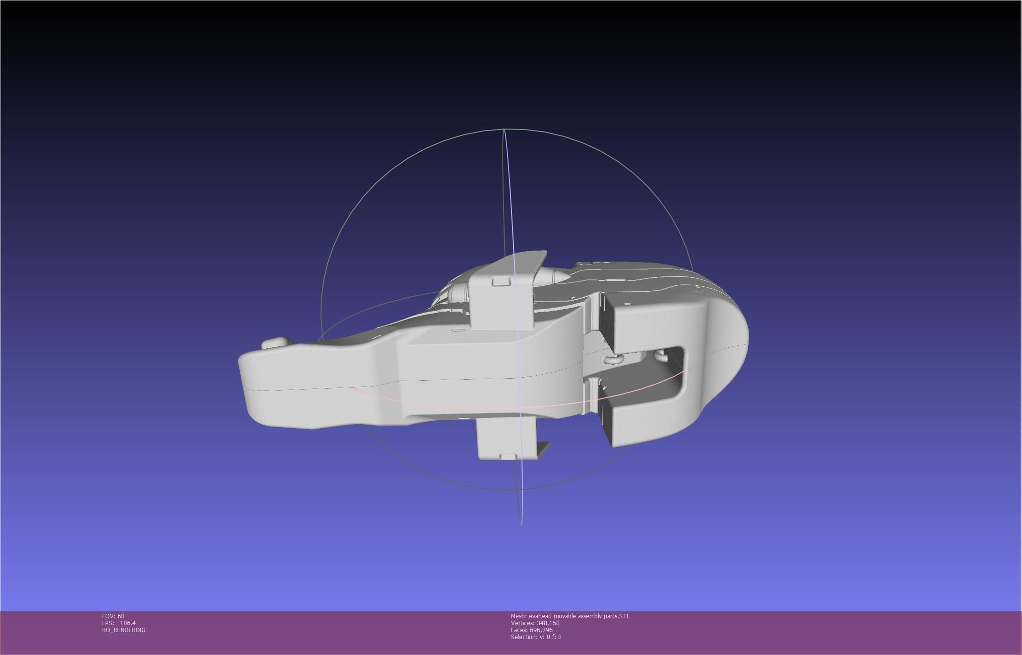 Evangelion Rebuild Unit 02 Head Replica Prinable Assembly 3D print model_113