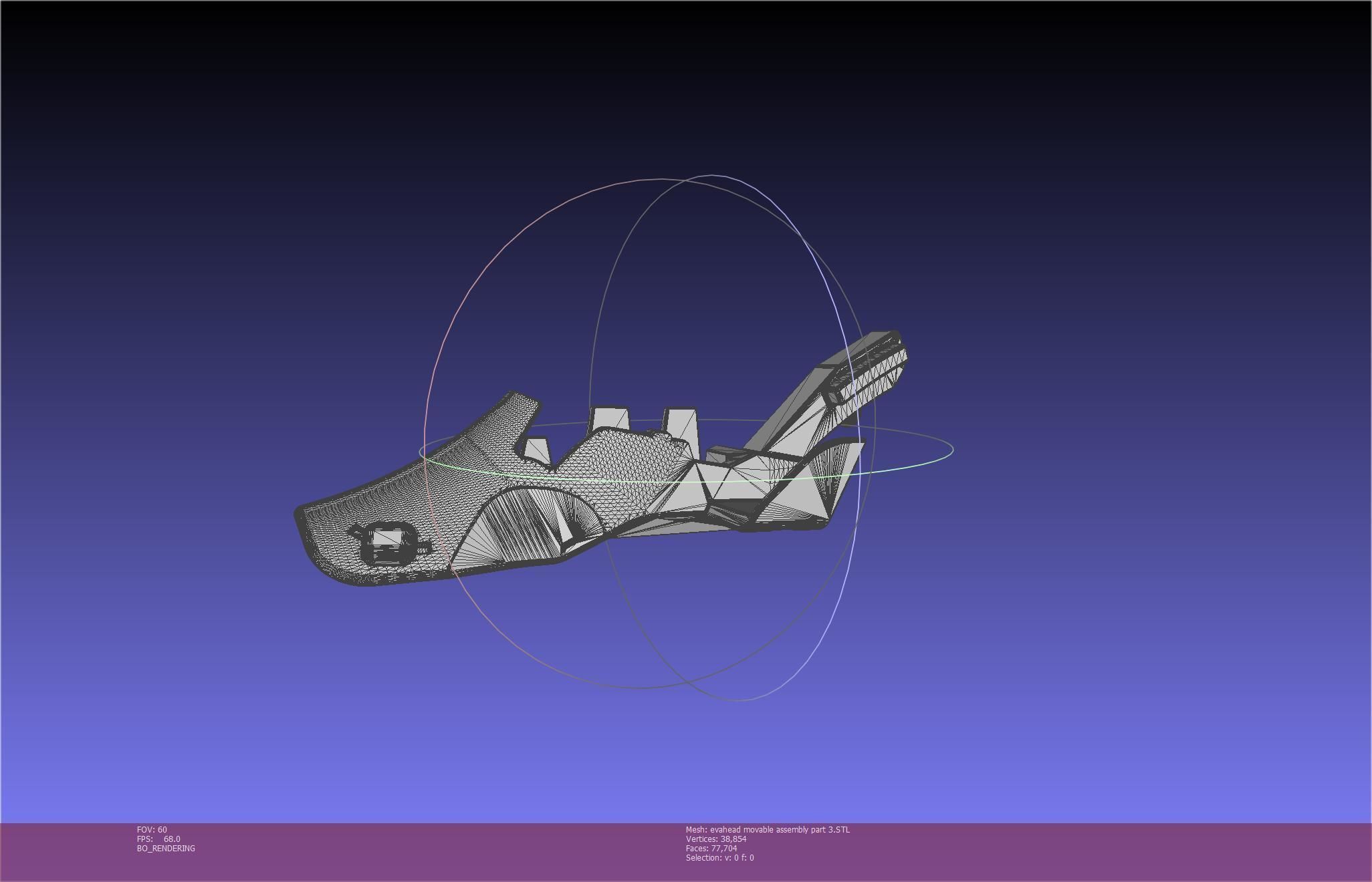 Evangelion Rebuild Unit 02 Head Replica Prinable Assembly 3D print model_101