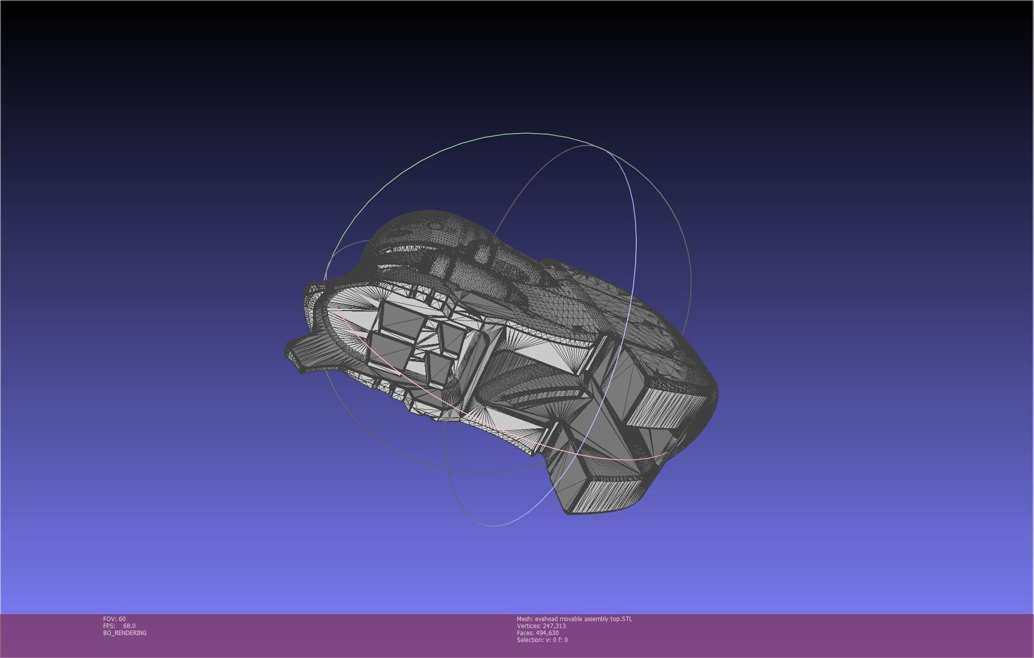 Evangelion Rebuild Unit 02 Head Replica Prinable Assembly 3D print model_132