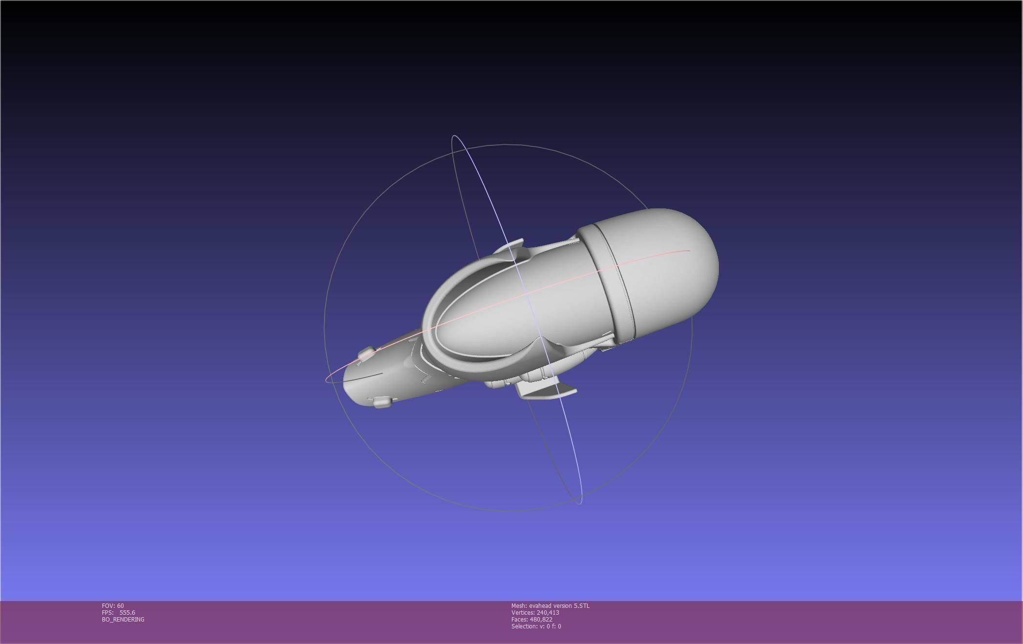 Evangelion Rebuild Unit 02 Head Replica Prinable Assembly 3D print model_36