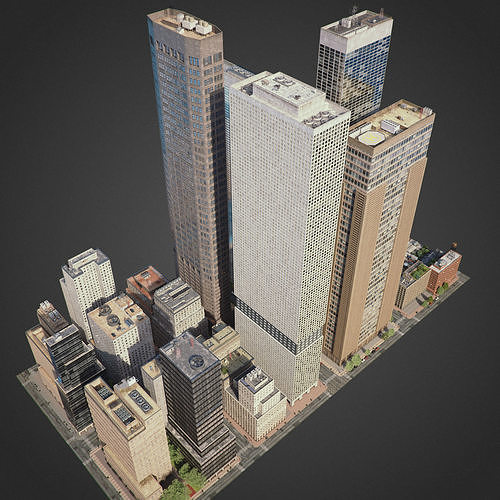 City District H9-A14 3D model 4