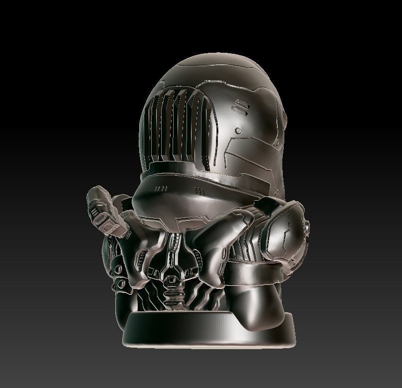 Doom Guy figure 3D print model_19