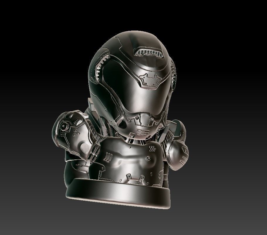 Doom Guy figure 3D print model_29