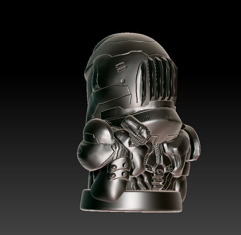 Doom Guy figure 3D print model_13