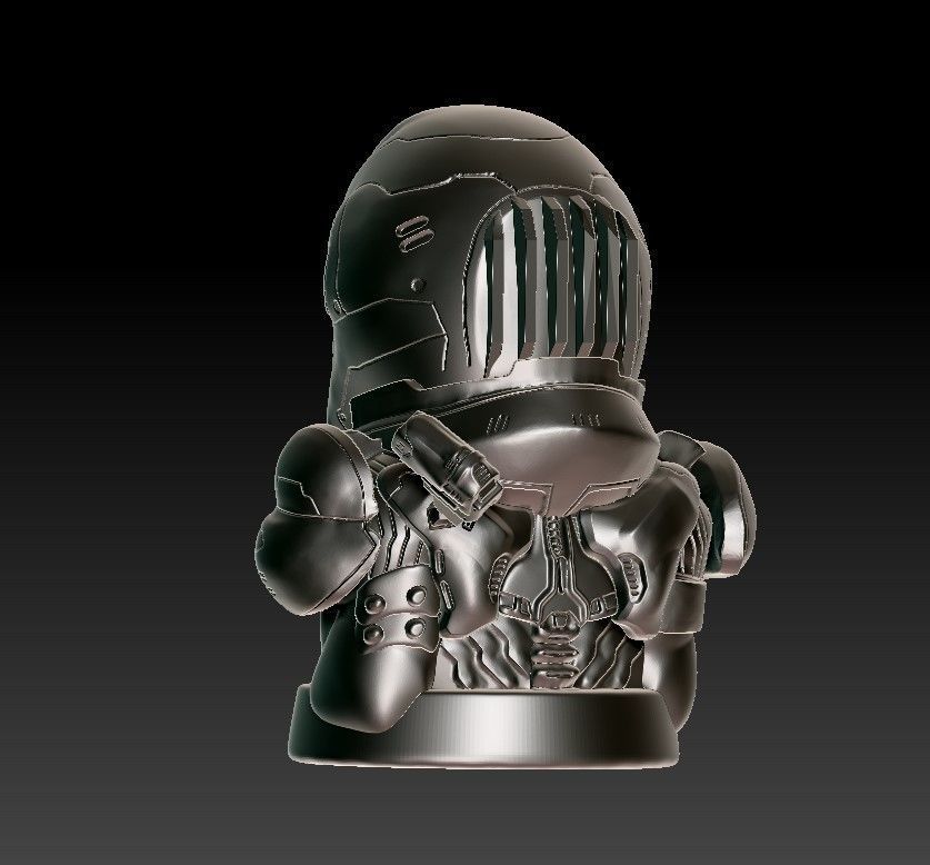 Doom Guy figure 3D print model_14