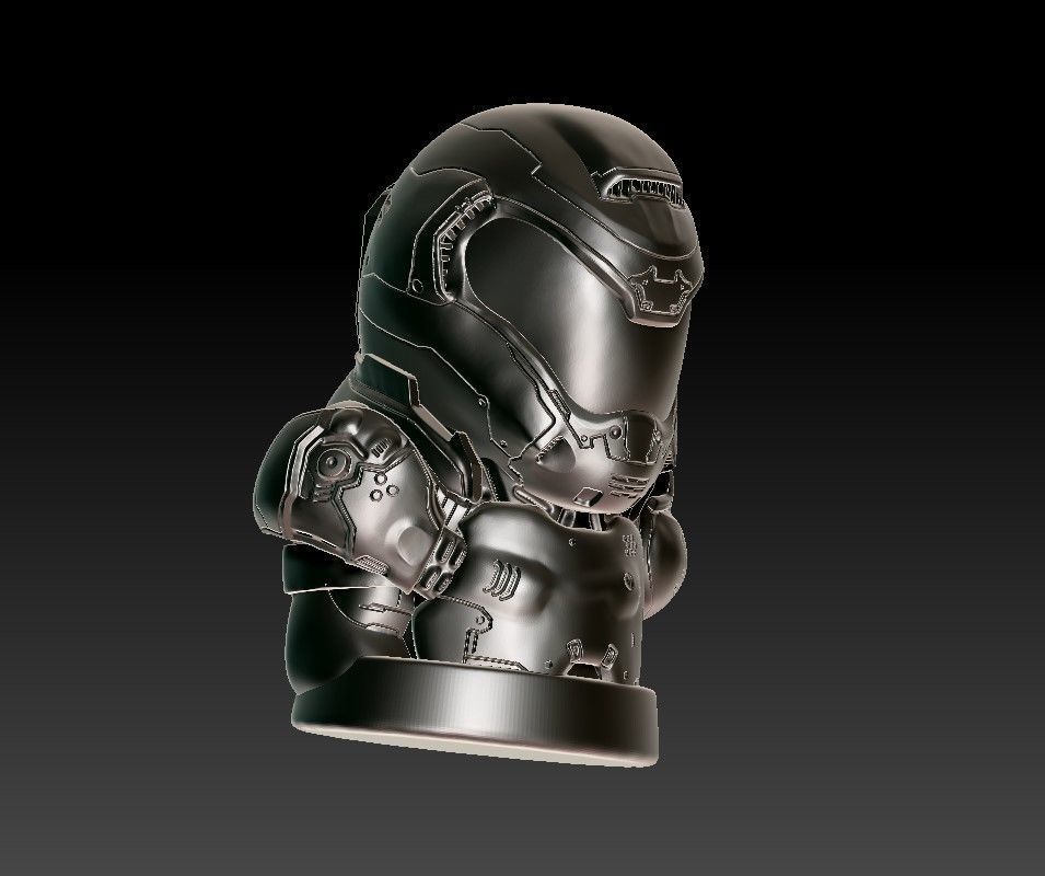 Doom Guy figure 3D print model_27