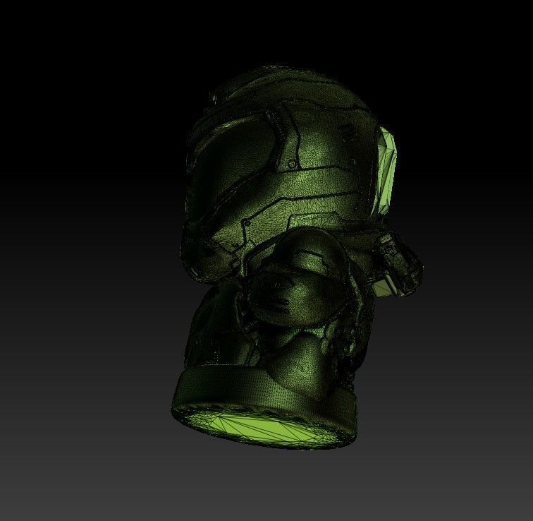 Doom Guy figure 3D print model_43