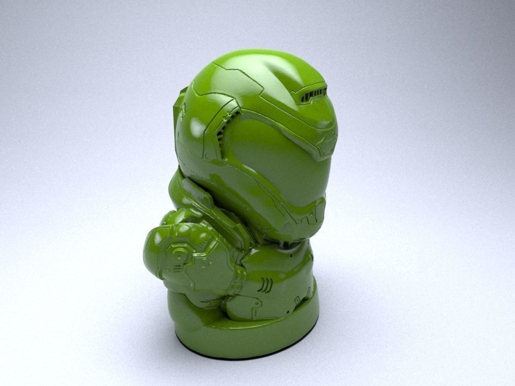 Doom Guy figure 3D print model_3