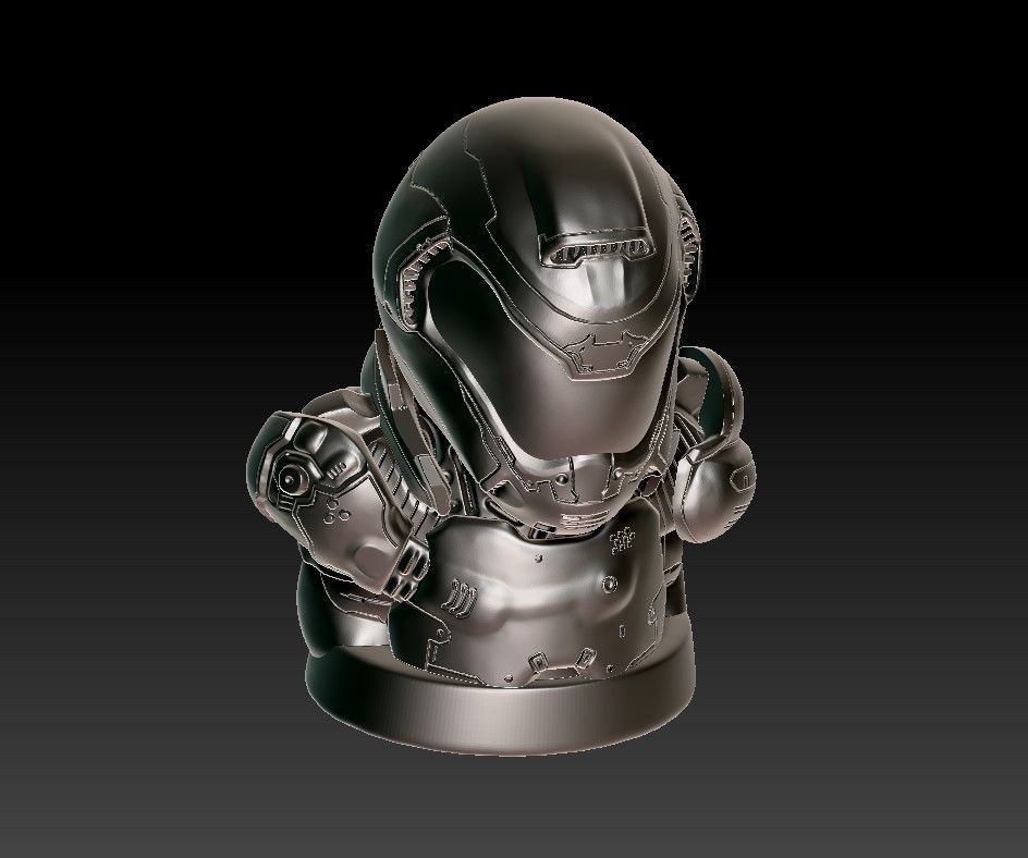 Doom Guy figure 3D print model_31
