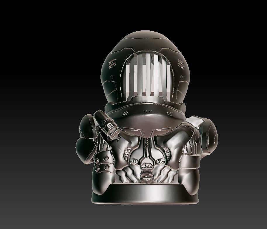 Doom Guy figure 3D print model_16