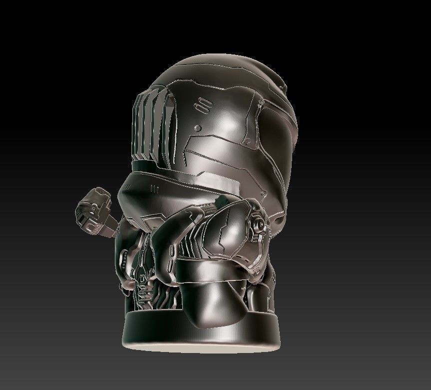 Doom Guy figure 3D print model_21