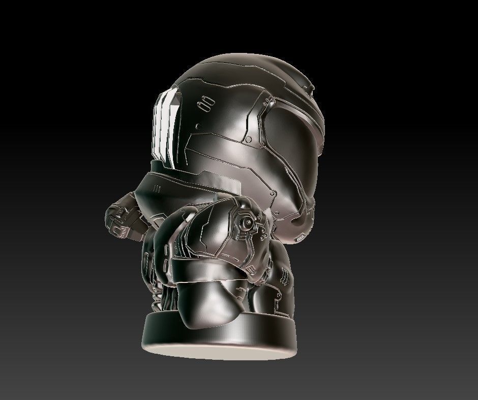 Doom Guy figure 3D print model_22
