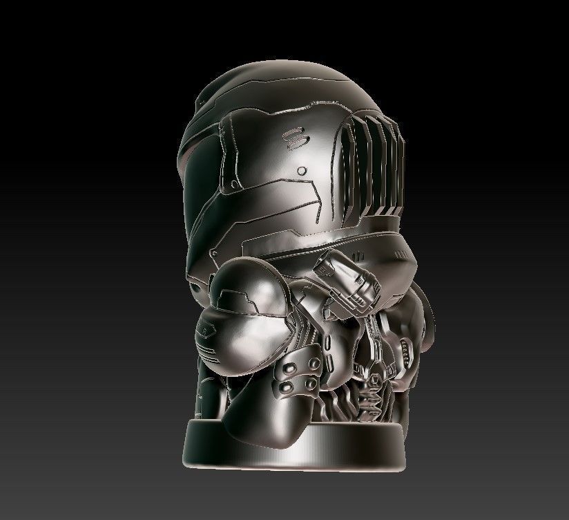 Doom Guy figure 3D print model_51