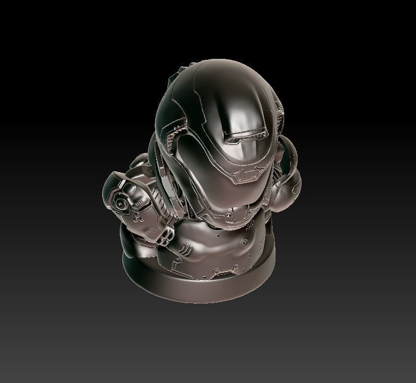 Doom Guy figure 3D print model_37