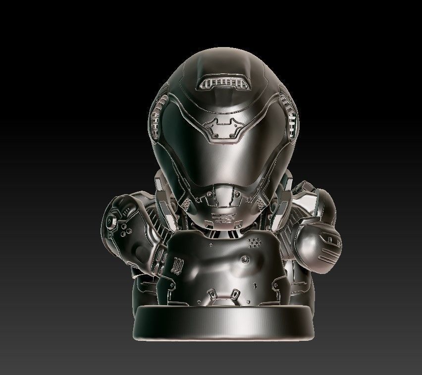 Doom Guy figure 3D print model_46