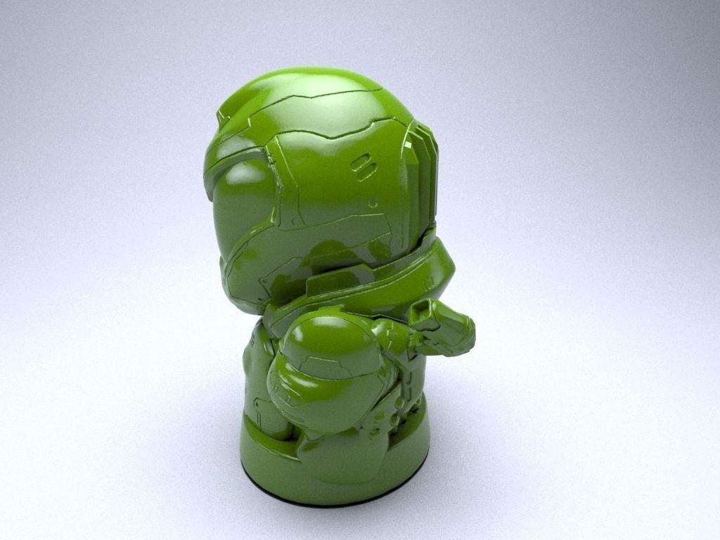 Doom Guy figure 3D print model_6