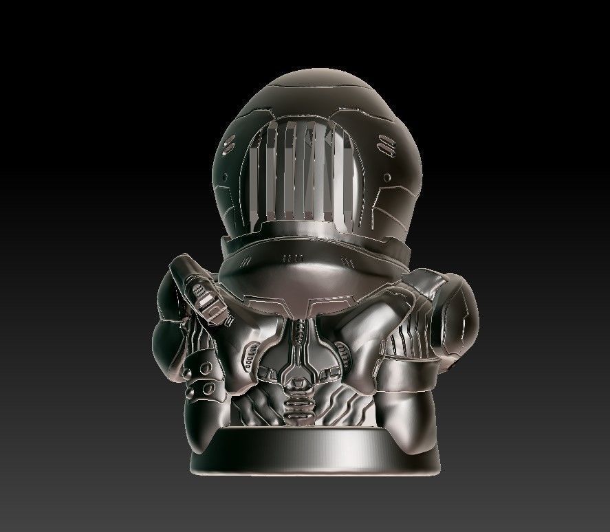 Doom Guy figure 3D print model_17