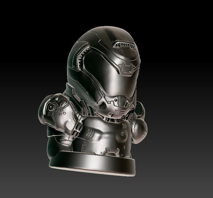 Doom Guy figure 3D print model_28