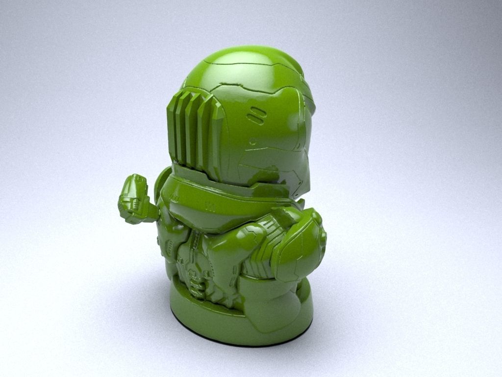 Doom Guy figure 3D print model_10
