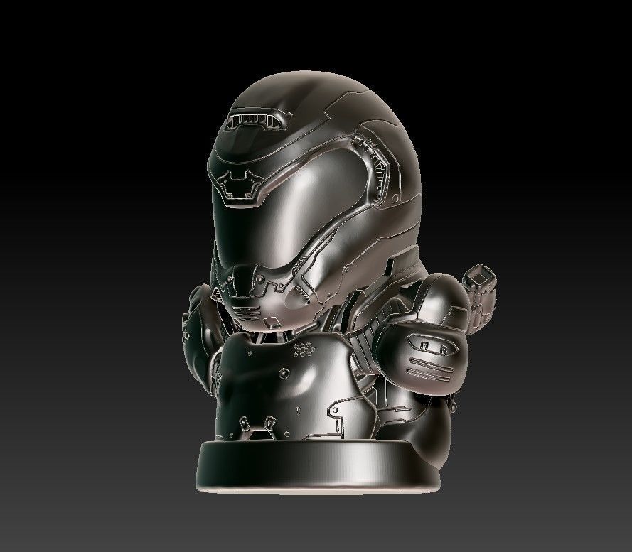 Doom Guy figure 3D print model_23
