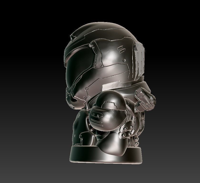 Doom Guy figure 3D print model_49