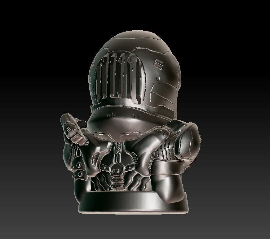 Doom Guy figure 3D print model_18