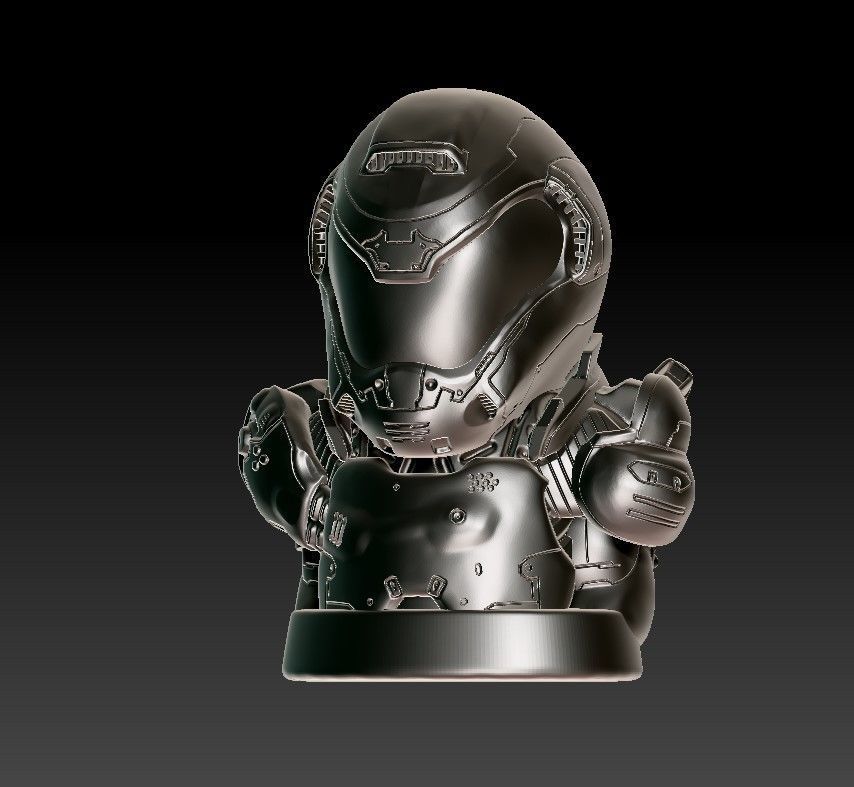 Doom Guy figure 3D print model_12