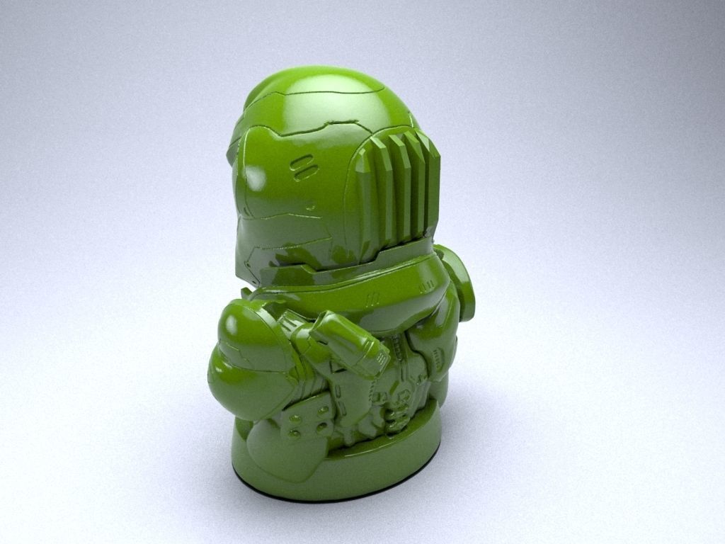 Doom Guy figure 3D print model_7