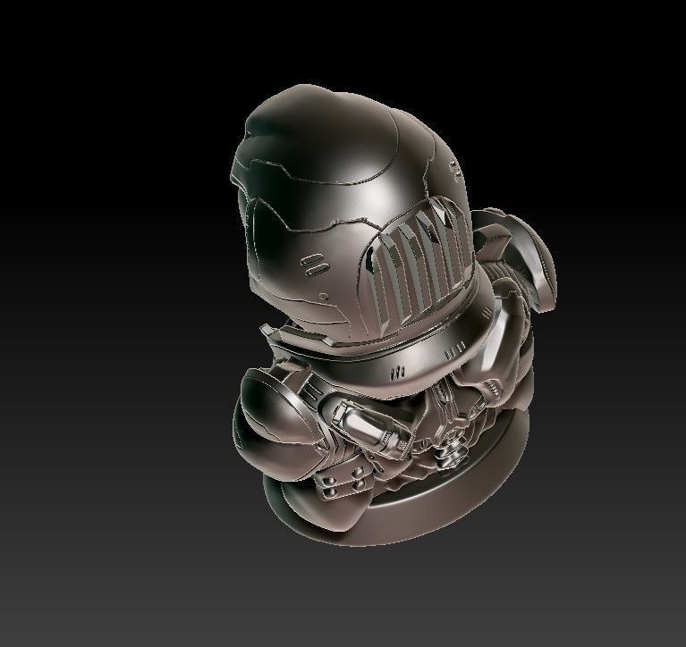 Doom Guy figure 3D print model_35