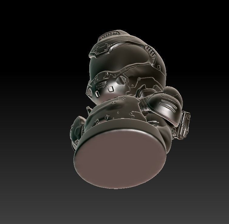 Doom Guy figure 3D print model_38